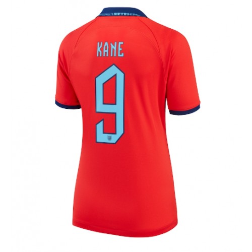 Fotbalové Dres Anglie Harry Kane #9 Dámské Venkovní MS 2022 Krátký Rukáv